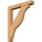 Ekena Millwork Funston Block Smooth Bracket w/ Offset Brace, Western Red Cedar, 5 1/2"W x 34"D x 40"H BKT0604X34X40FST05SWR - alternate 1